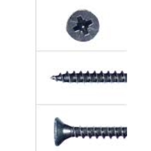 Tornillo punta fina madera negro pz2