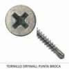 Tornillo drywall punta broca 6x1-3/4"